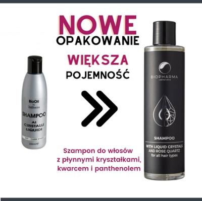 Bio Oil Szampon z płynnymi kryształkami dla włosów zniszczonych