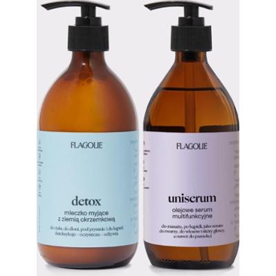 Zestaw Flagolie - Detox & Uniserum