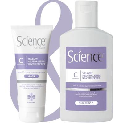 SCIENCE SILVER Szampon & Maska | Zestaw pielęgnacyjny dla chłodnego blondu