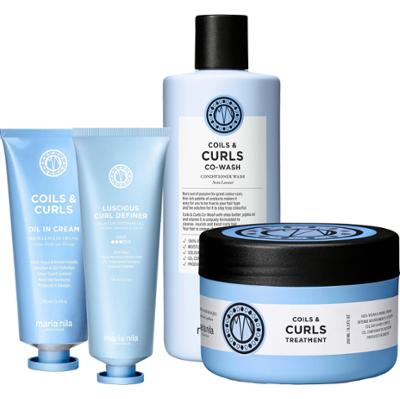 maria nila Coils & Curls Bundle Conditioner Wash 350 ml & Masque 250 m