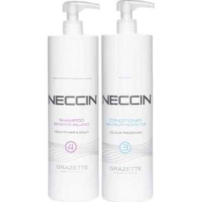 Neccin No4 Sensitive Balance Shampoo 1000 ml & No.3 Dandruff Protector