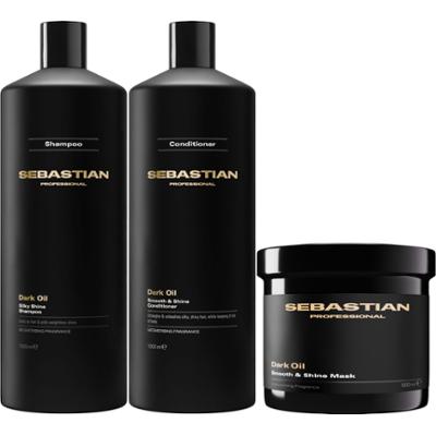 Sebastian Professional DarkOil Bundle Smooth and Shine Shampoo 1000 ml