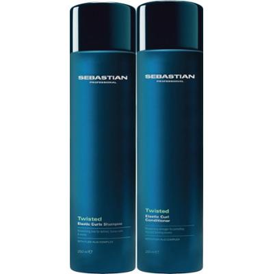 Sebastian Professional Twisted Bundle Elastic Curls Shampoo 250 ml & C