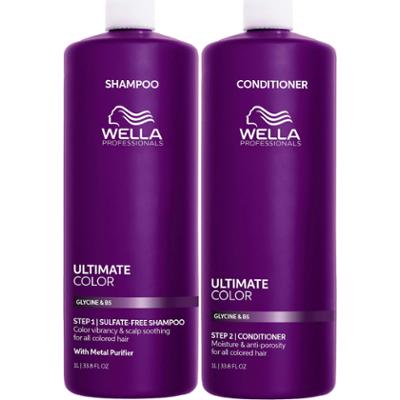 Wella Professionals Ultimate Color Bundle shampoo 1000 ml & Conditione