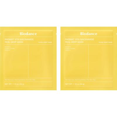 Biodance Radiant Vita Niacinamide Real Deep Mask x 2