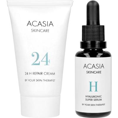 Acasia Skincare 24 H Repair Cream 50 ml & Hyaluronic Super Serum 30 ml