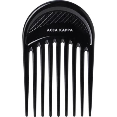Acca Kappa Professional Round Afro Comb Styler – 7626 Black