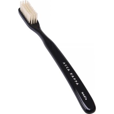 Acca Kappa Tooth Brush Vintage Hard Nylon Bristles Black