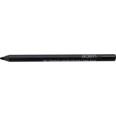 Aden STAY 24Hours Pro Longwear Eyeliner BLACK Kohl 24-hour