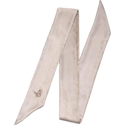 Amelie Soie Secrets de beauté Silk Scarf  Greige