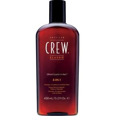 American Crew Szampon, odżywka i żel pod prysznic 3w1  450 ml