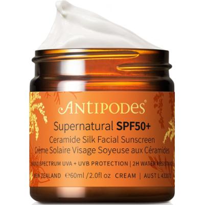 Antipodes Supernatural SPF50 Ceramide Silk Facial Sunscreen 60 ml