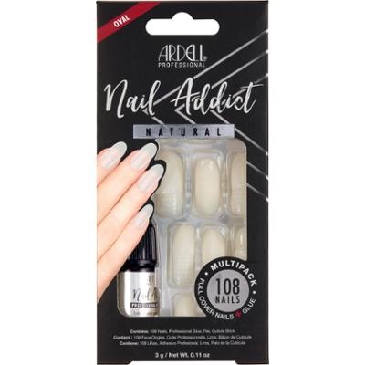 Ardell Sztuczne paznokcie Nail Addict Natural Multipack Oval
