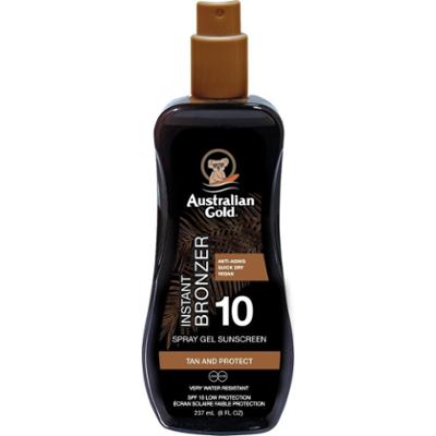 Australian Gold SPF10 Spray Gel With Bronzer 237 ml - Spray/bronzer SP