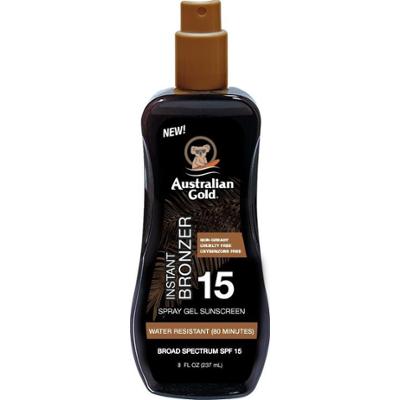 Australian Gold SPF15 Spray Gel With Bronzer 237 ml - Spray/bronzer SP