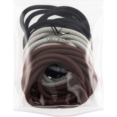 Avalea Snoddar 24st 4mm utan metall Svart/Grå/Brun