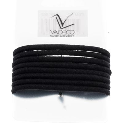 Avalea Snoddar Tjock 8st utan metall 4mm Svart