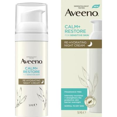 Aveeno  CALM+RESTORE Re-Hydrating Night Cream 50 ml