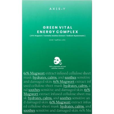 AXIS-Y Mugwort Green Vital Energy Complex Sheet Mask 5 szt.