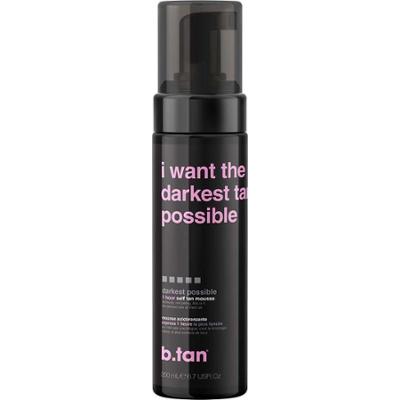 b.tan I Want The Darkest Tan Possible Self Tan Mousse 200 ml