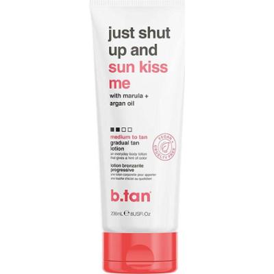 b.tan Just Shut Up & Sunkiss Me Gradual Tan Lotion 236 ml