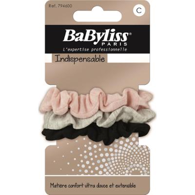 BaByliss Paris Accessories Małe gumki do włosów scrunchy 3 sztuki