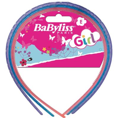 BaByliss Paris Accessories Girl Opaski na głowę dla dzieci 3 sztuki