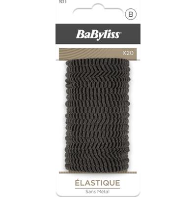 BaByliss Paris Accessories Elastic Hair Ties Black 20 szt.