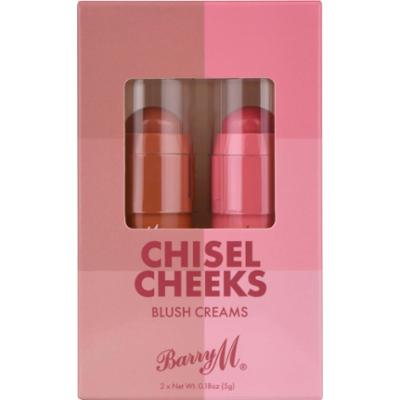 Barry M Chisel Cheeks Blush Creams 2 x 5 g