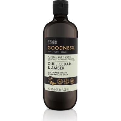 Baylis & Harding Goodness Oud, Cedar & Amber Body Wash 500ml - Mydło p