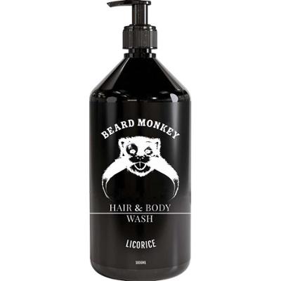 Beard Monkey Hair & Body Licorice 1000 ml
