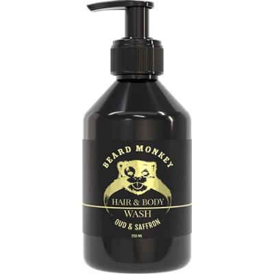 Beard Monkey Hair & Body Wash Oud & Saffron 250 ml