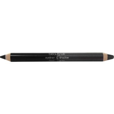 BEAUTY UK kredka do oczu Double Ended Pencil (Jumbo) black/ grey