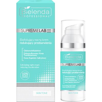 Bielenda Professional SUPREMELAB SKIN TONE Exfoliating Night Cream Red