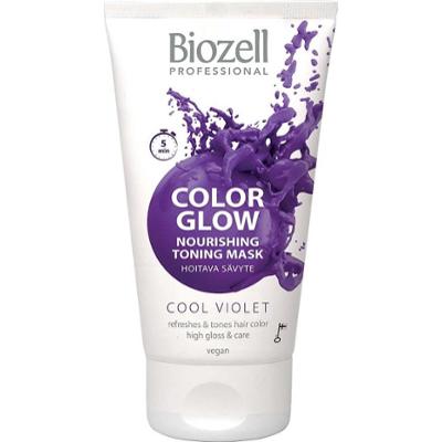 Biozell Color Glow Nourishing Toning Mask Cool Violet
