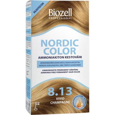 Biozell Nordic Color Permanent Hair Color Vivid Champagne 8.13