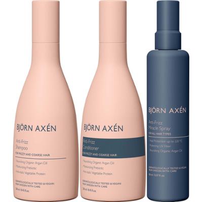 Björn Axén Anti-Frizz Bundle Shampoo 250 ml & Conditioner 250 ml & Spr