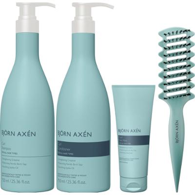 Björn Axén Curl Bundle Shampoo 750 ml & Conditioner 750 ml & Hair Mask