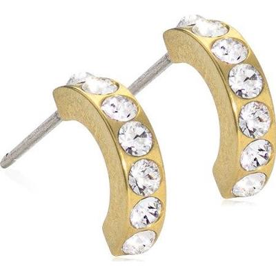 Blomdahl Pendant Brilliance Curved 10 mm Gold