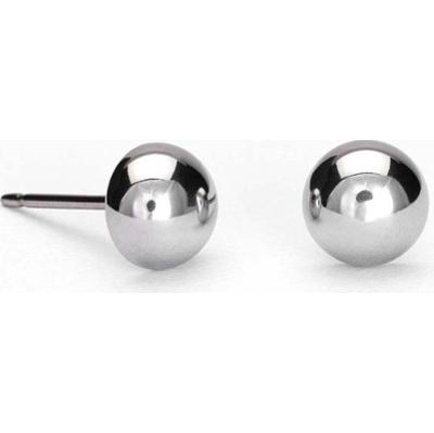 Blomdahl Silver Titanium Half ball 6 mm