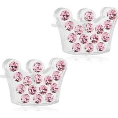 Blomdahl Medical Plastic  Brilliance Princess 9mm light rose