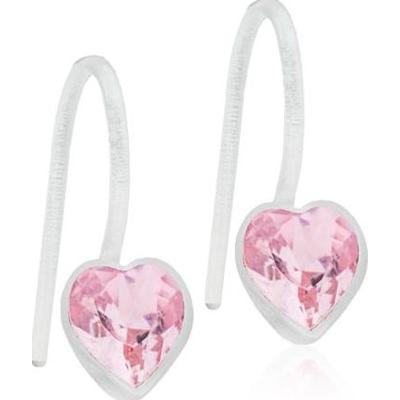 Blomdahl Medical Plastic Pendant Fixed Heart 6mm Light Rose