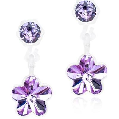 Blomdahl Medical Plastic  Pendant Flower 4/6mm Violet