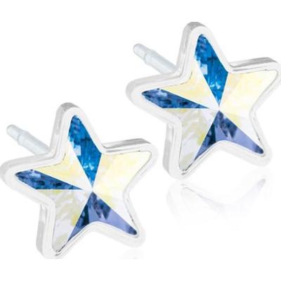 Blomdahl Medical Plastic  Star 6mm Rainbow