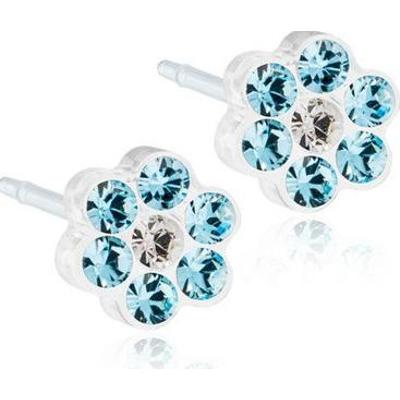 Blomdahl Medical Plastic  Daisy 5mm Aquamarine