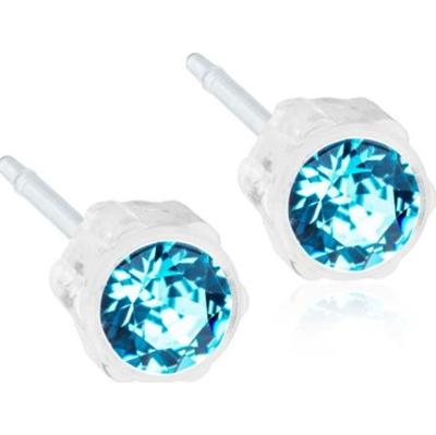 Blomdahl Medical Plastic  4mm Aquamarine