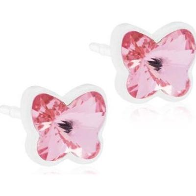 Blomdahl Medical Plastic  Butterfly 5mm Light Rose