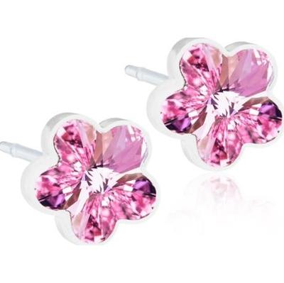 Blomdahl Medical Plastic  Flower 6mm Light Rose