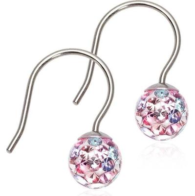 Blomdahl Natural Titanium Mini Pendant Crystal Ball 6 mm