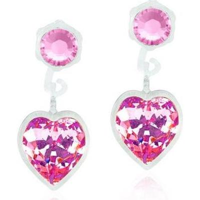 Blomdahl Medical Plastic  Pendant Heart 6mm Light Rose